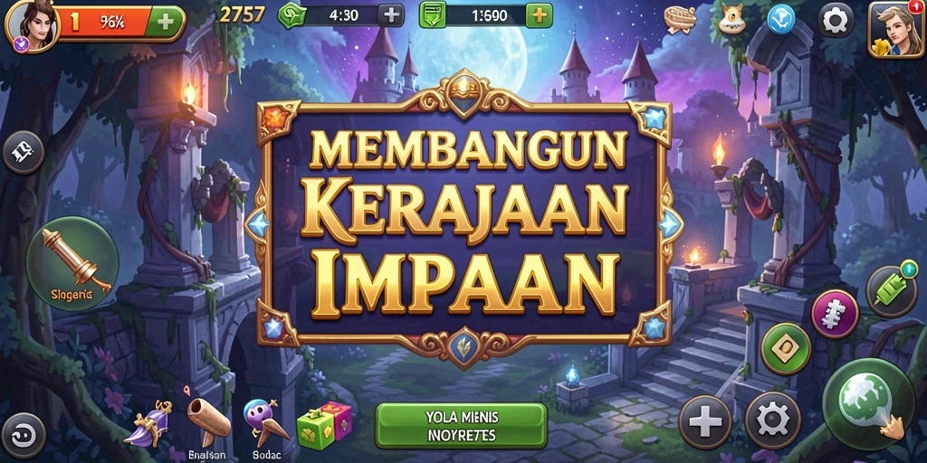Tampilan gameplay menarik dari 2757 yang menggambarkan arena bisnis.