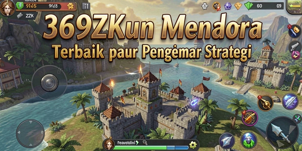 Gameplay menarik Tower Defense di 369ZK dengan berbagai menara.