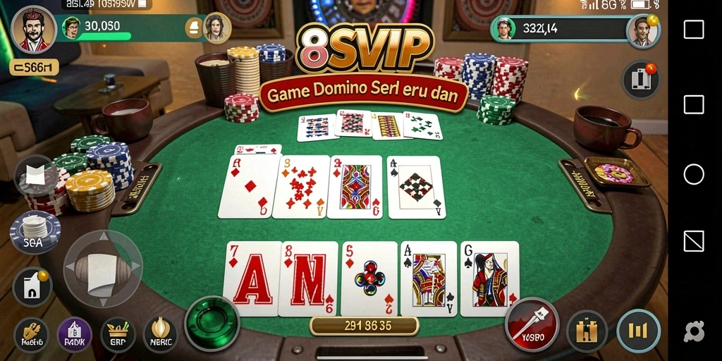 Tampilan gameplay seru dan kompetitif di 8SVIP.