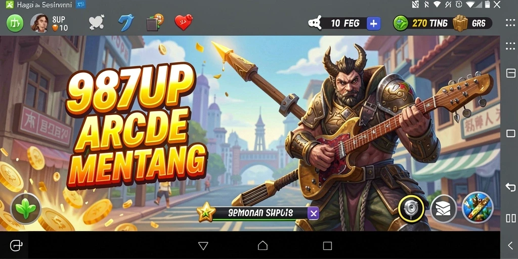 Gameplay seru penuh tantangan di 987UP.