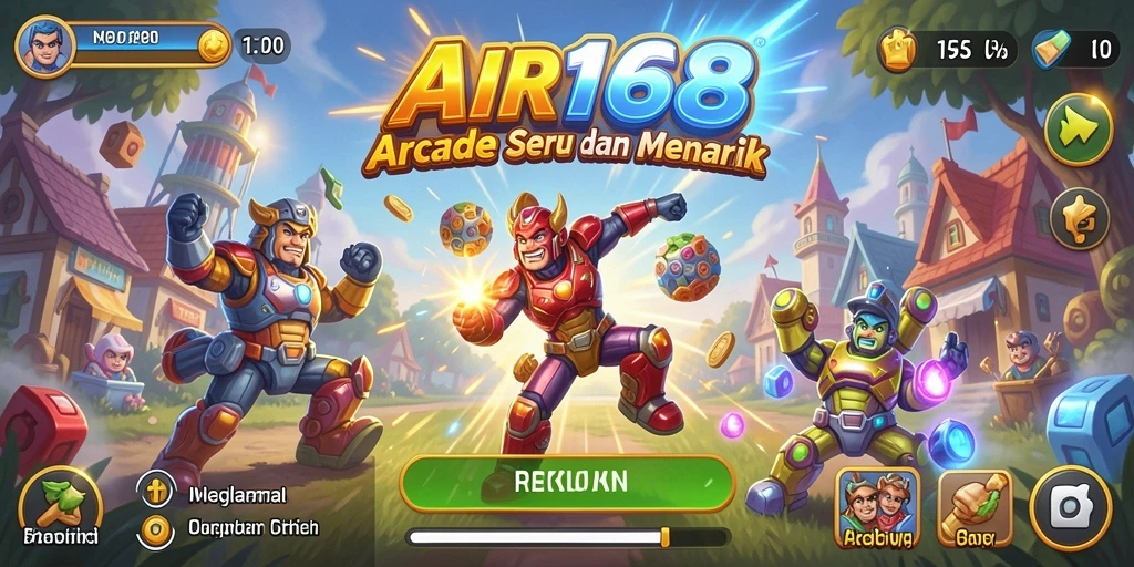 Tampilan gameplay menarik dari AIR168 yang penuh dengan aksi seru.
