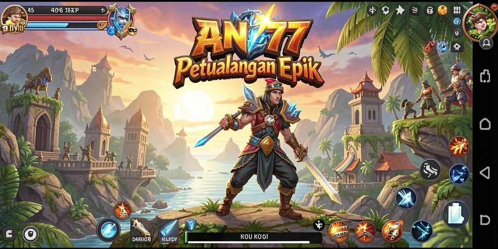 Tampilan gameplay AN777 yang memukau dan interaktif dalam genre RPG.