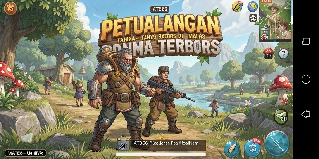 Screenshot AT866 menunjukkan gameplay Open World yang mendalam dan interaktif.