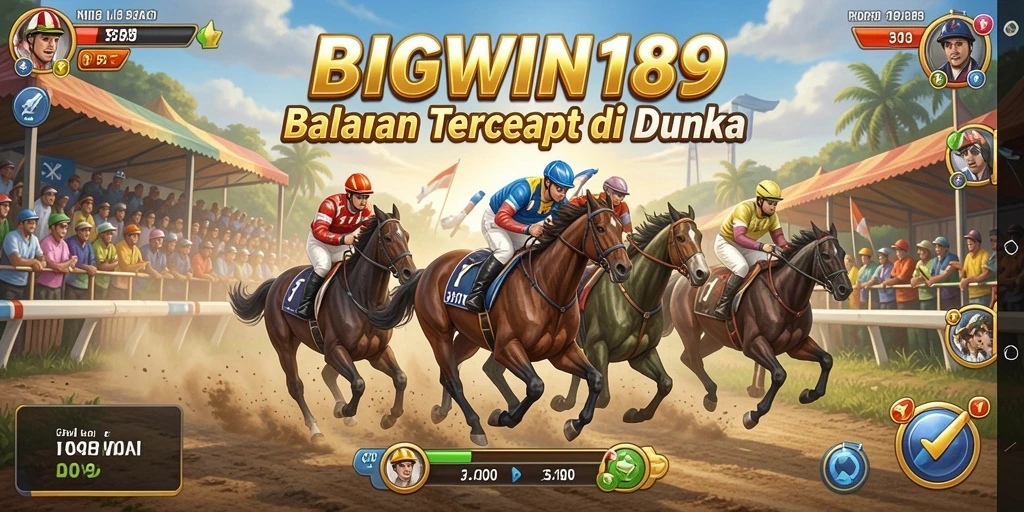 Screenshot utama BIGWIN189 menampilkan serunya balapan mobil di lintasan menantang.
