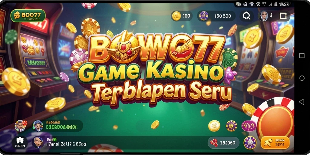 Tangkapan layar BOWO77 menampilkan permainan kasino yang seru.