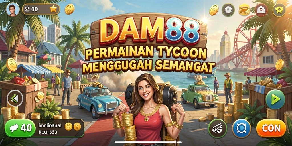 Screenshot gameplay DAM88 menunjukkan tampilan bisnis yang menarik.