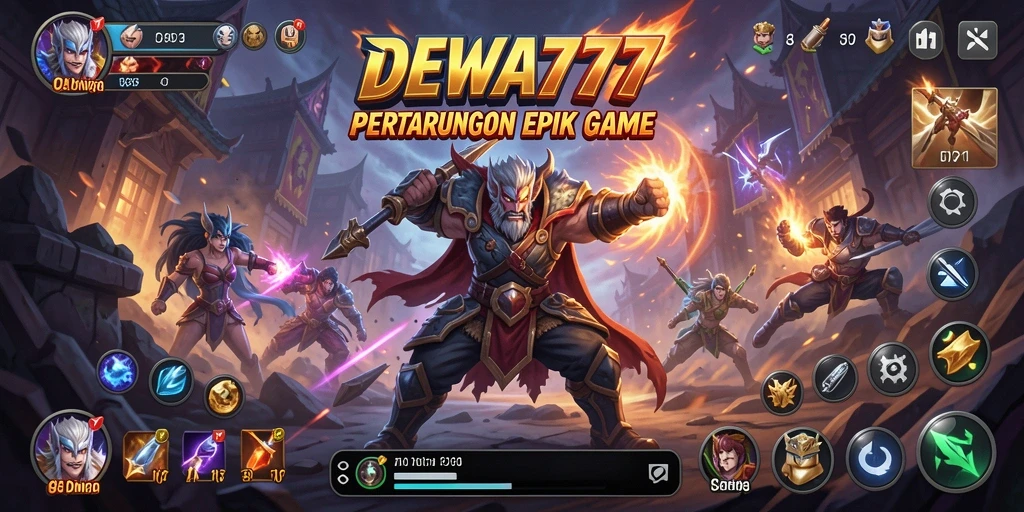 Tangkapan layar DEWA777 menampilkan aksi pertarungan yang mendebarkan.