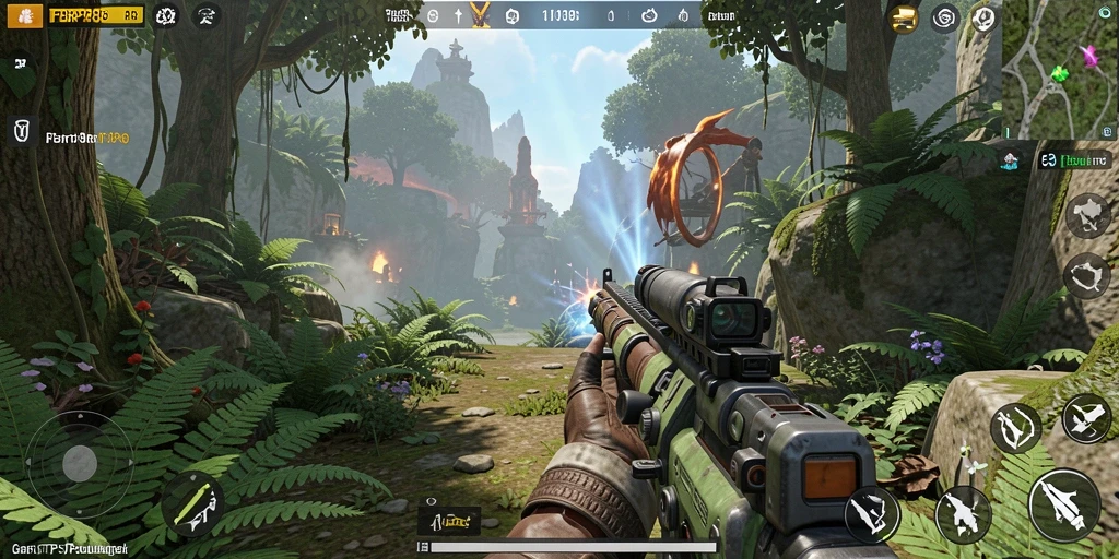 Screenshot gameplay FBRP88 yang menampilkan aksi TPS seru.