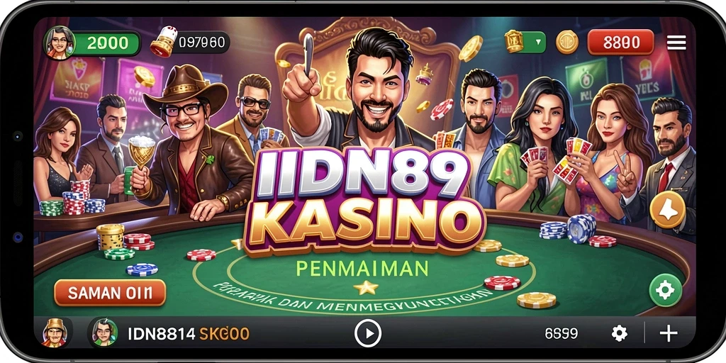 Tampilan gameplay Kasino seru di IDN89 dengan fitur menarik.