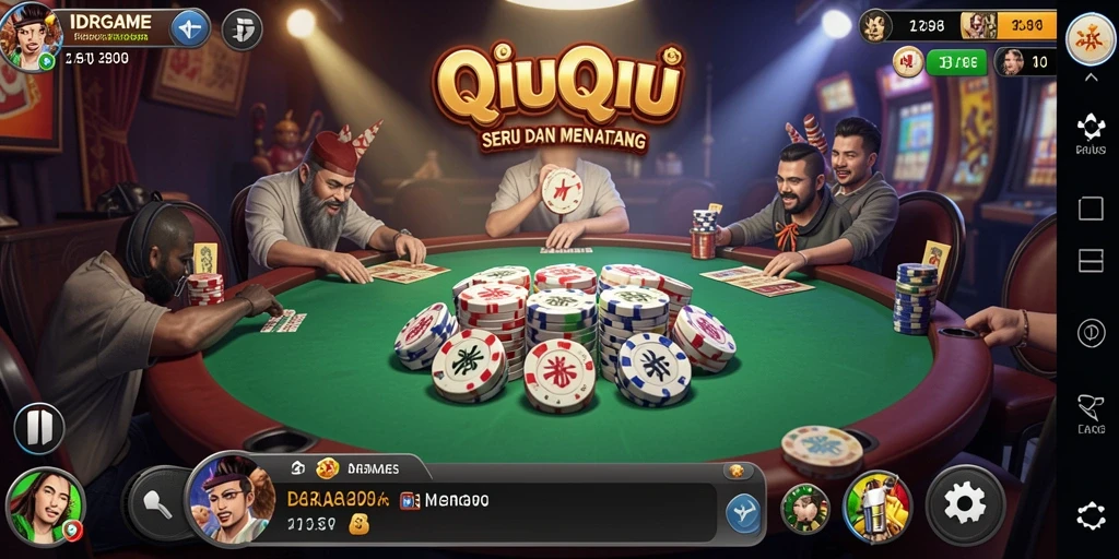 Screenshot utama gameplay QiuQiu di IDRGAME.
