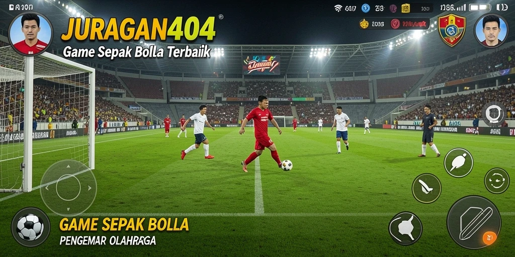 Tampilan gameplay yang memukau di JURAGAN404 saat pertandingan.