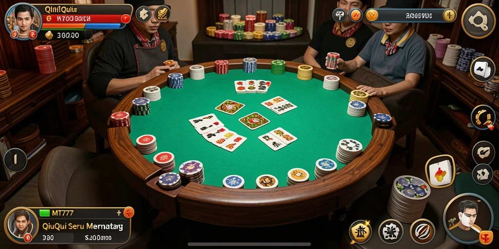 Gameplay seru QiuQiu di MT777 dengan fitur menarik.
