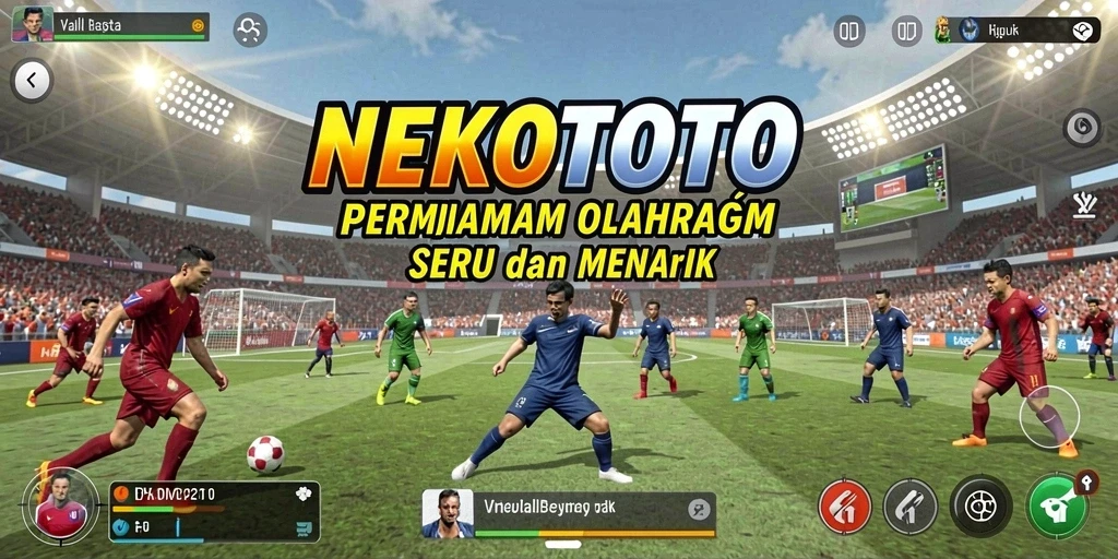 Gameplay NEKOTOTO menampilkan aksi seru dalam berbagai jenis olahraga.