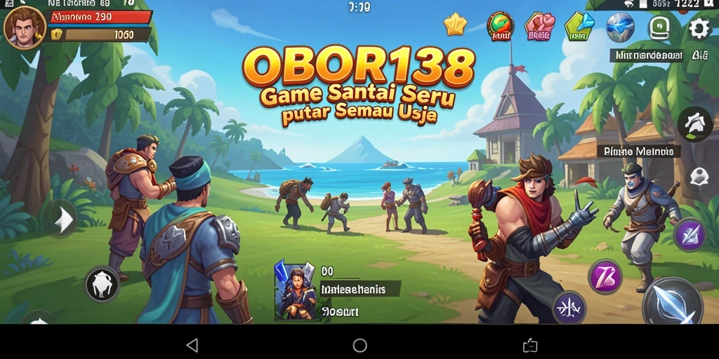 Tangkapan layar OBOR138 menunjukkan momen seru dalam gameplay Casual.