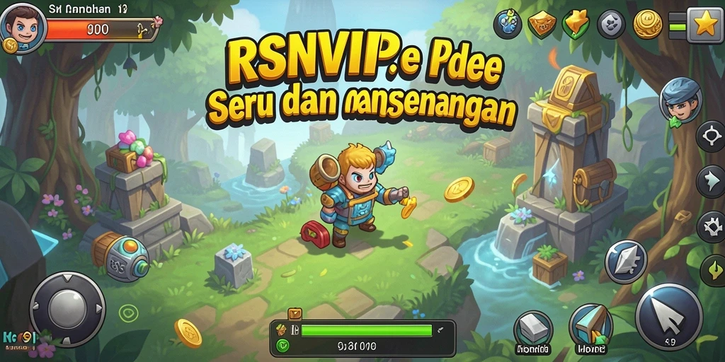 Tangkapan layar gameplay RSNVIP yang menampilkan karakter dalam mode Idle.