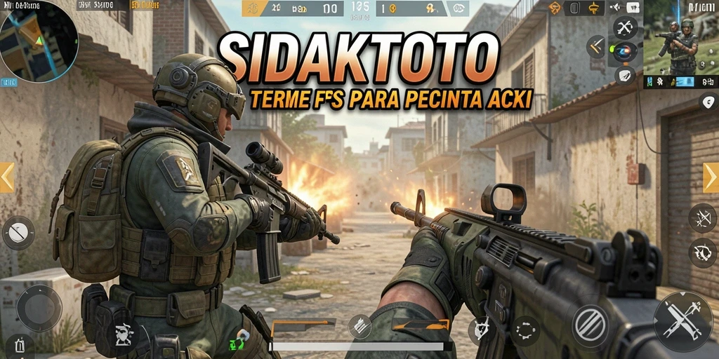 Tangkap aksi mendebarkan dalam gameplay FPS SIDAKTOTO.