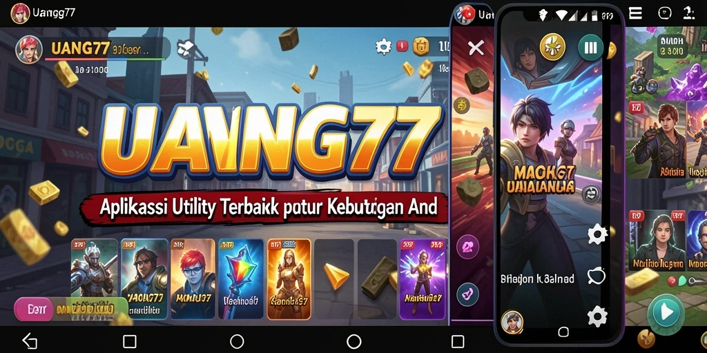 Tampilan antarmuka UANG77 yang sederhana dan informatif.